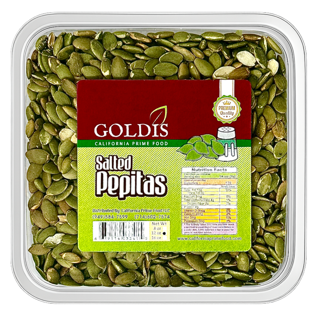 Salted Pepitas 12 oz – GOALDEES Official Store