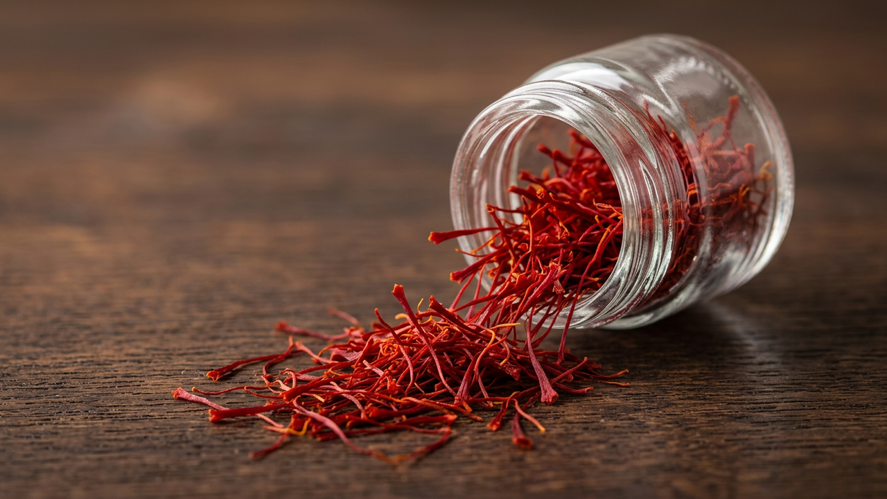 Premium Persian saffron threads (sargol, all-red)